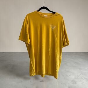 VANS Off the Wall Mens Short Sleeved Tshirt - Yellow - Size XX